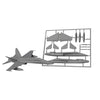 3D Printed F-18 Military Fighter Jet Model Kit Card - stirlingkit