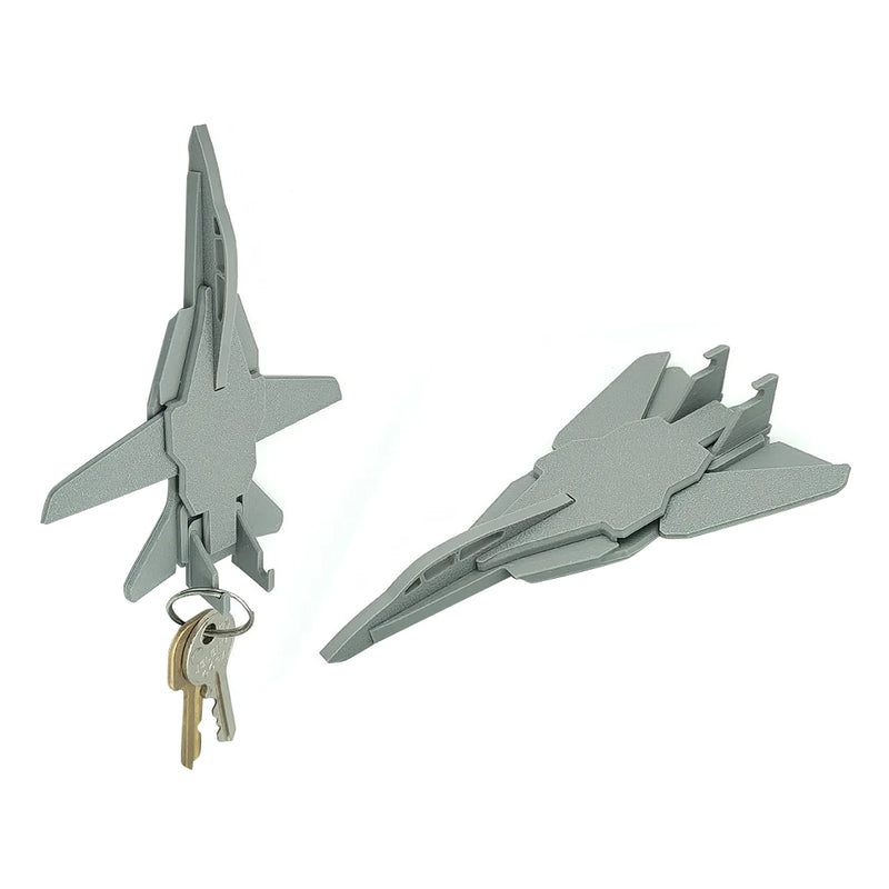 3D Printed F14 Fighter Jet Airplane Key Holder for Aviation Lover ...