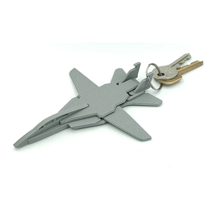 3D Printed F14 Fighter Jet Airplane Key Holder for Aviation Lover - stirlingkit
