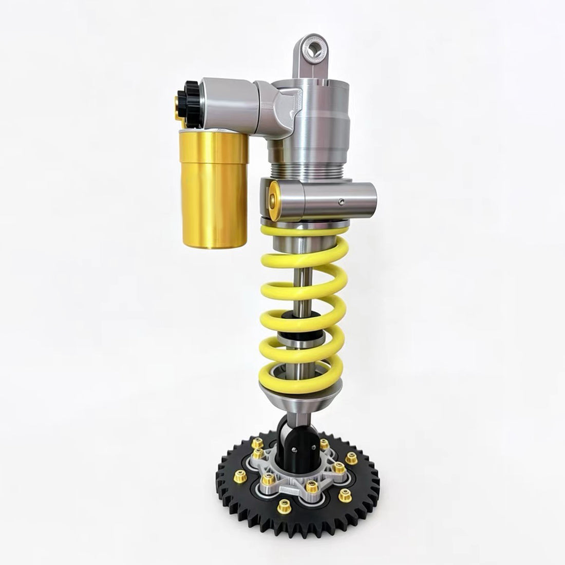 3D Printed Glowing Coilover Desk Lamp - Elastic Suspension Table Decor - stirlingkit