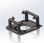 3D Printing Display Support Bracket for MAD V8 Engine Model Kits - stirlingkit