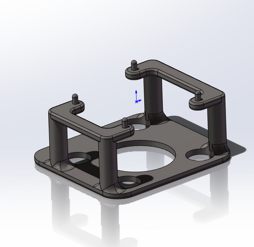 3D Printing Display Support Bracket for MAD V8 Engine Model Kits - stirlingkit
