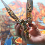 3D Steampunk Kinetic Butterfly Metal Art Sculpture Kits Automata Music Box - stirlingkit