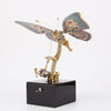 3D Steampunk Kinetic Butterfly Metal Art Sculpture Kits Automata Music Box - stirlingkit
