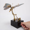 3D Steampunk Kinetic Butterfly Metal Art Sculpture Kits Automata Music Box - stirlingkit