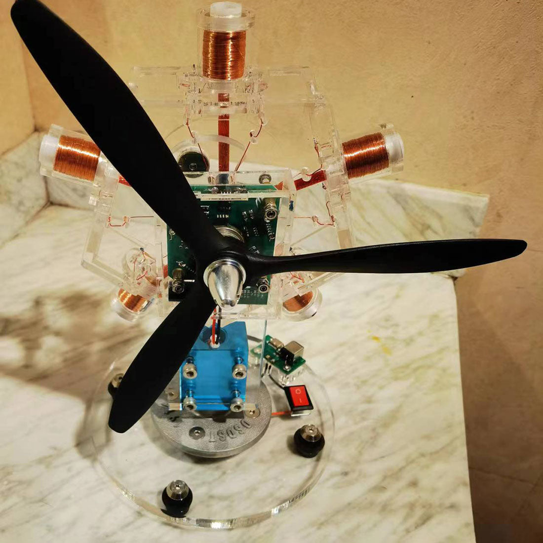 5 Cylinder Electromagnetic Radial Solenoid Engine Model - stirlingkit