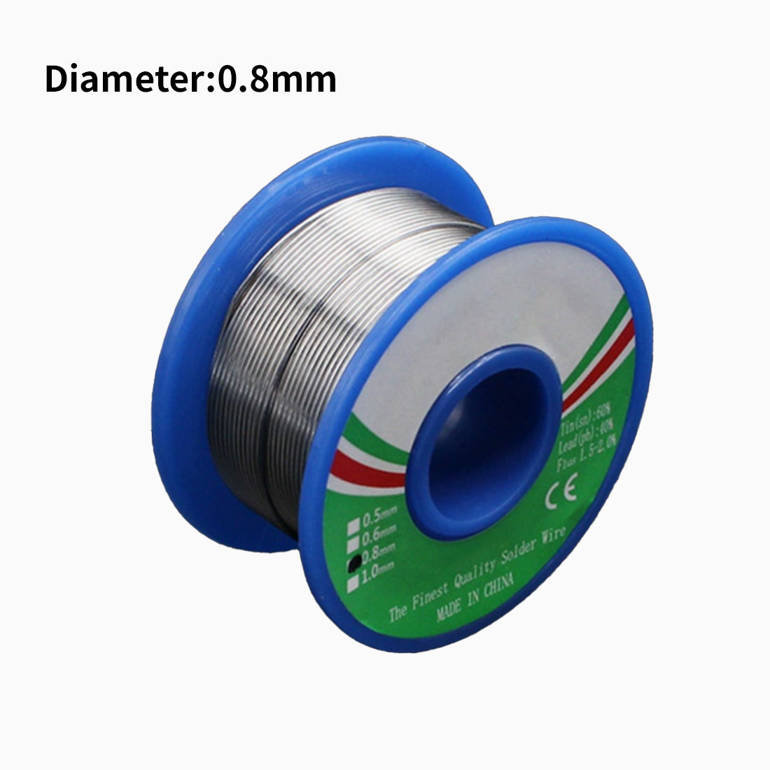 50g High-Quality Solder Wire – 0.5mm / 0.6mm / 0.8mm – Precision DIY Electronics & Circuit Sculpture - stirlingkit