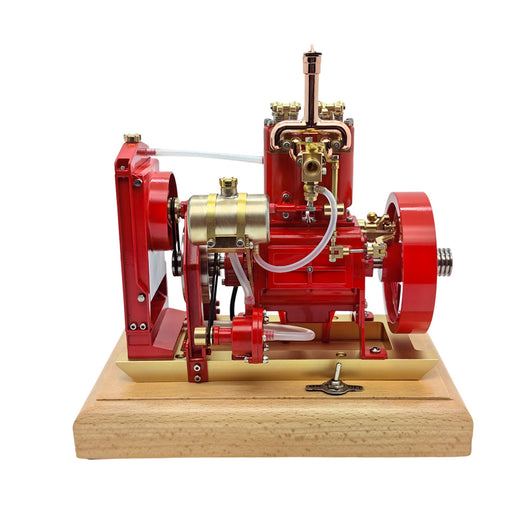 H74 5cc 4-Stroke 2-Cylinder Water Cooled Gasoline Internal Combustion Engine Model - stirlingkit