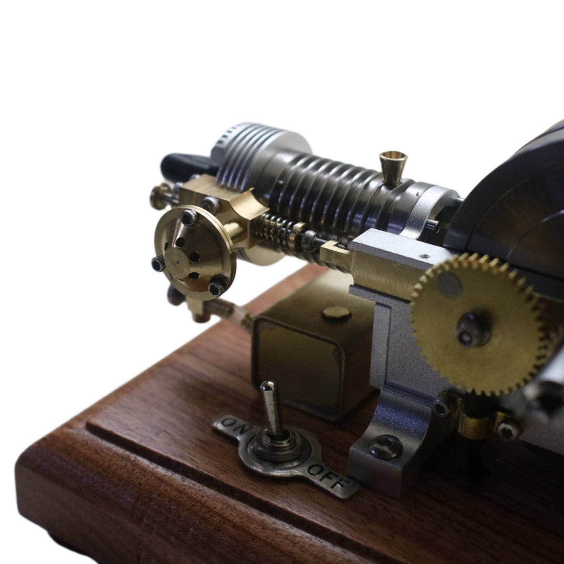4 Cycle Odd Ball Miniature Hit and Miss Gas Engine Model Air-Cooled M96 - stirlingkit