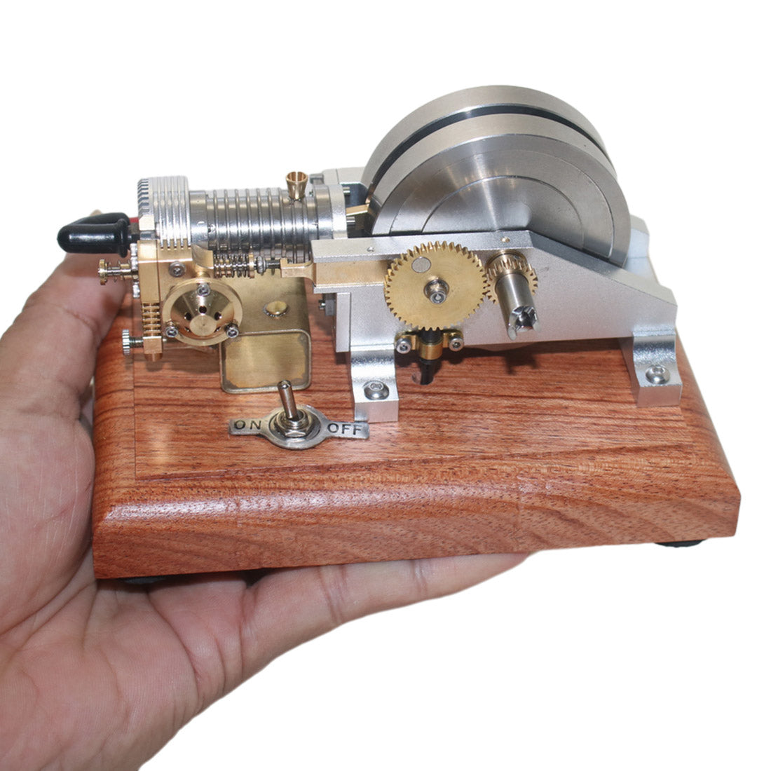4 Cycle Odd Ball Miniature Hit and Miss Gas Engine Model Air-Cooled M96 - stirlingkit