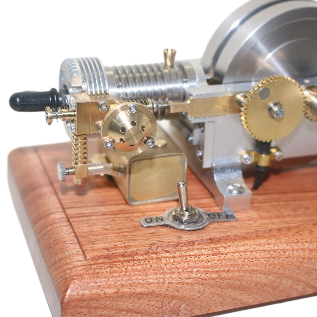 4 Cycle Odd Ball Miniature Hit and Miss Gas Engine Model Air-Cooled M96 - stirlingkit