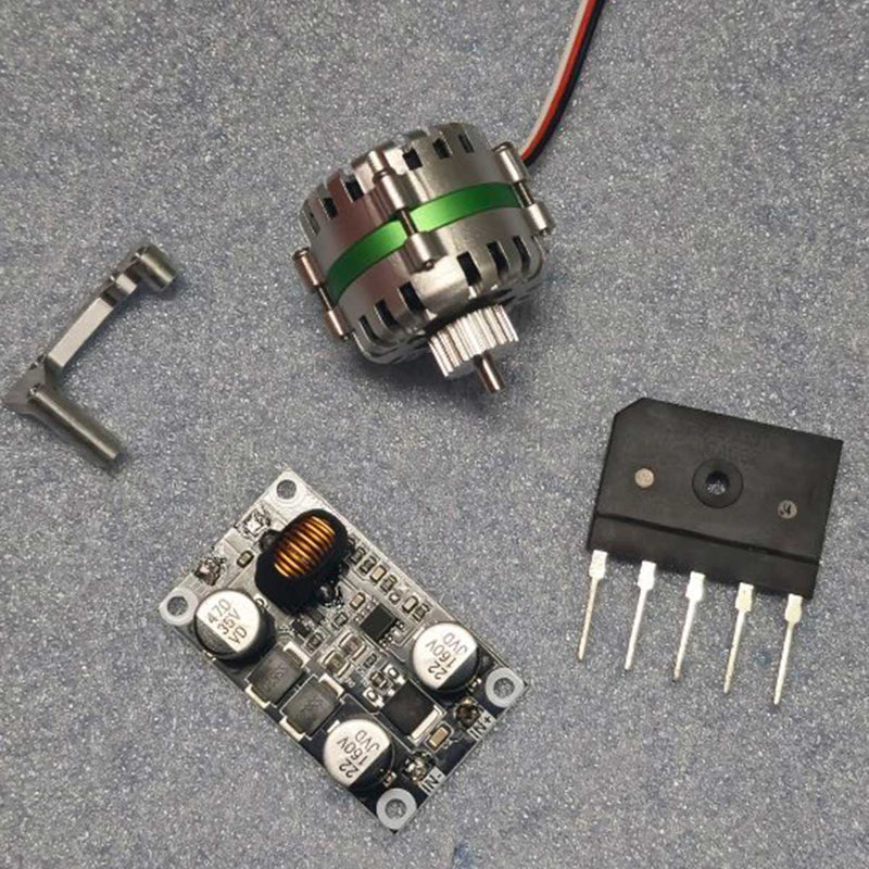 68W High-Power Micro Generator Alternator Kit for CISON L4/V8 Engine - stirlingkit