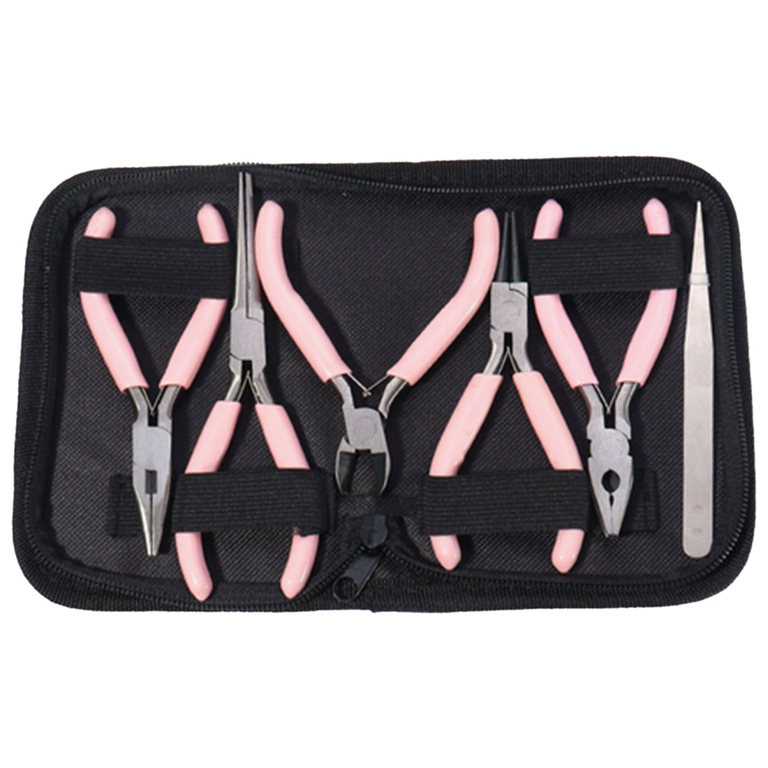 6pcs Precision Mini Pliers Kit – Needle Nose, Wire Cutters & Tweezers for Electronics & Engine Model Hobby - stirlingkit