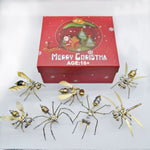 7PCS/SET 3D DIY Mini Steampunk Mini Metal Insects Model Kits Christmas - stirlingkit