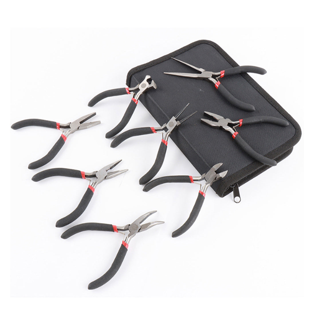 8-Piece Precision Assembly Pliers Set – Engine Model & Circuit Sculpture Tool Kit - stirlingkit