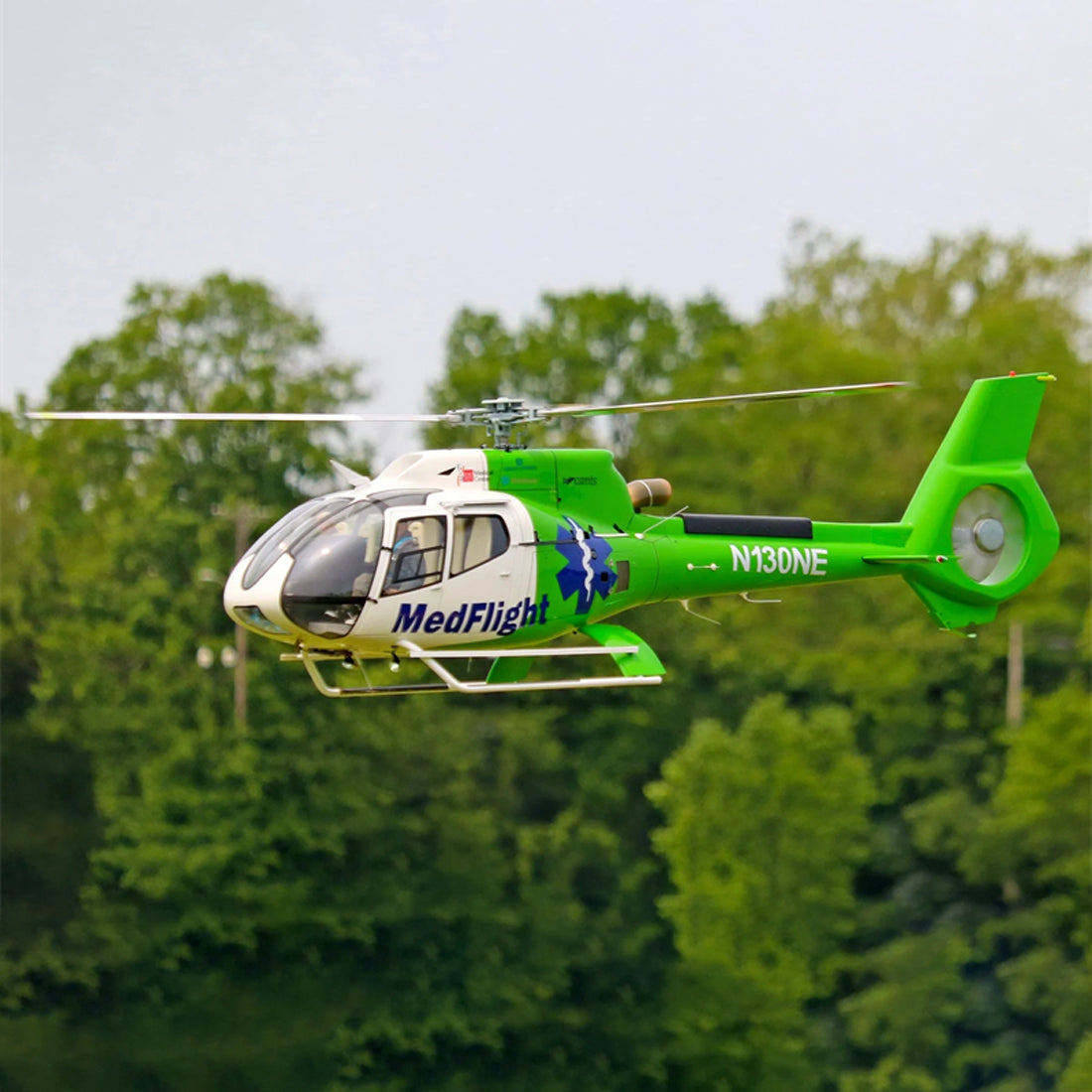 800 Size EC130 Squirrel GPS Super Large RC Helicopter 2.4GHz 6CH Scale Helicopter with H1 PRO Flight Controller - stirlingkit
