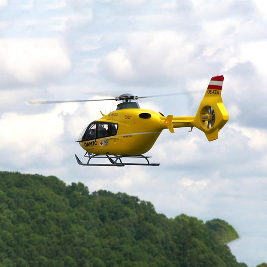 800 Size EC135 GPS RC Helicopter Large Scale Helicopter with H1 PRO Flight Controller RTF - stirlingkit