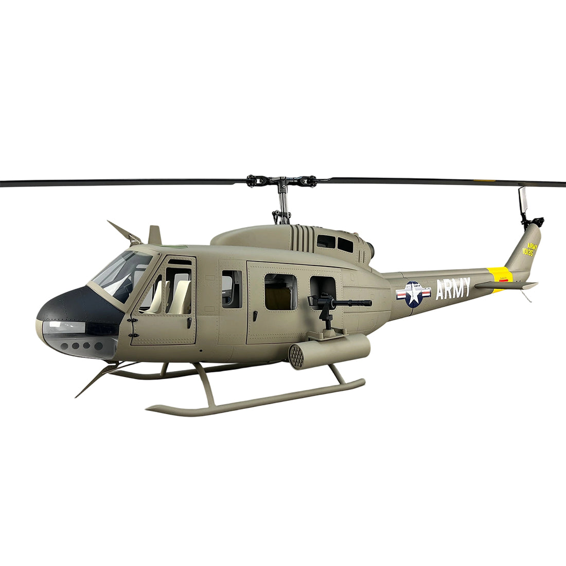 800 Size Huey UH-1D Large Scale RC Helicopter with H1 PRO Flight Controller - stirlingkit