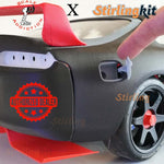 8th Scale Supra RC Sports Car for Semto 2 Cylinder Engine Model Project Officially Authorized by Scale Addiction - stirlingkit
