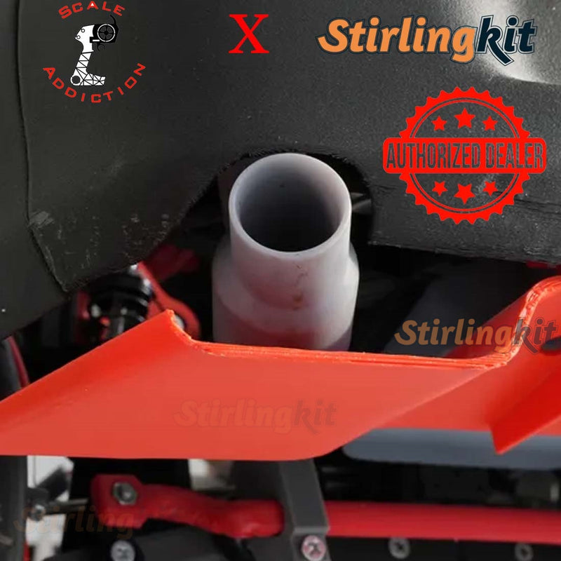8th Scale Supra RC Sports Car for Semto 2 Cylinder Engine Model Project Officially Authorized by Scale Addiction - stirlingkit
