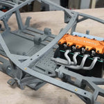 8th Scale Supra RC Sports Car for TOYAN FS-L400 Inline 4 Cylinder Engine Model Project Officially Authorized by Scale Addiction - stirlingkit