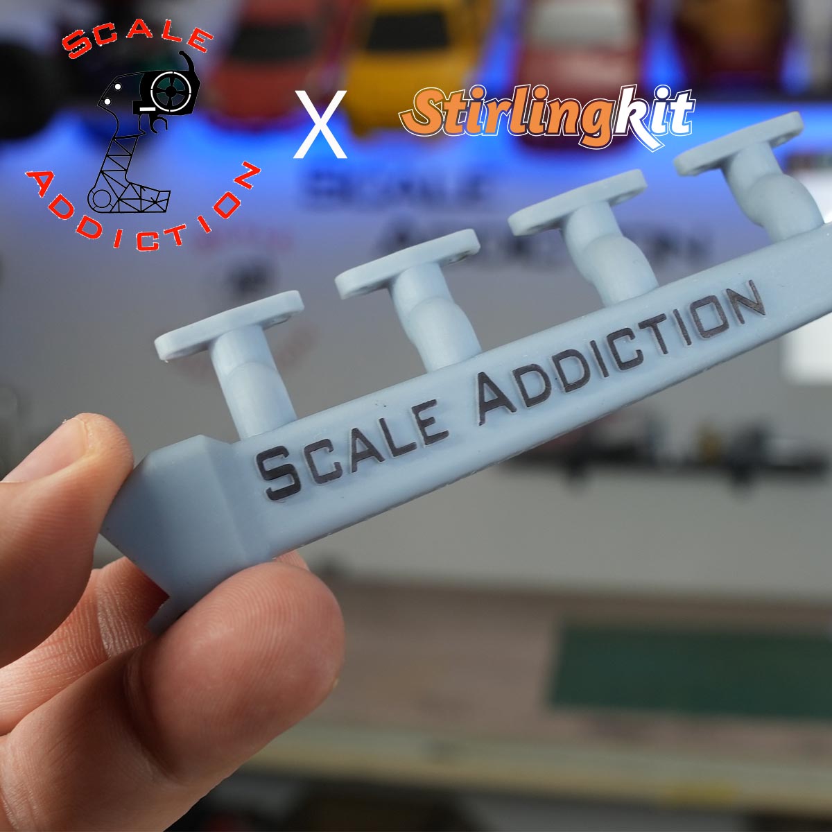 8th Scale Supra RC Sports Car for TOYAN FS-L400 Inline 4 Cylinder Engine Model Project Officially Authorized by Scale Addiction - stirlingkit
