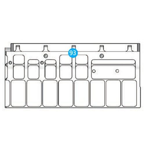 #93 Engine Block with Crankshaft Support for TOYAN FS-L400 Engine Model - stirlingkit