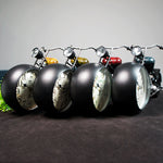 Handcrafted Retro Motorcycle Model with Clock Desk Toy for Biker - stirlingkit