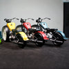 Handcrafted Retro Motorcycle Model with Clock Desk Toy for Biker - stirlingkit
