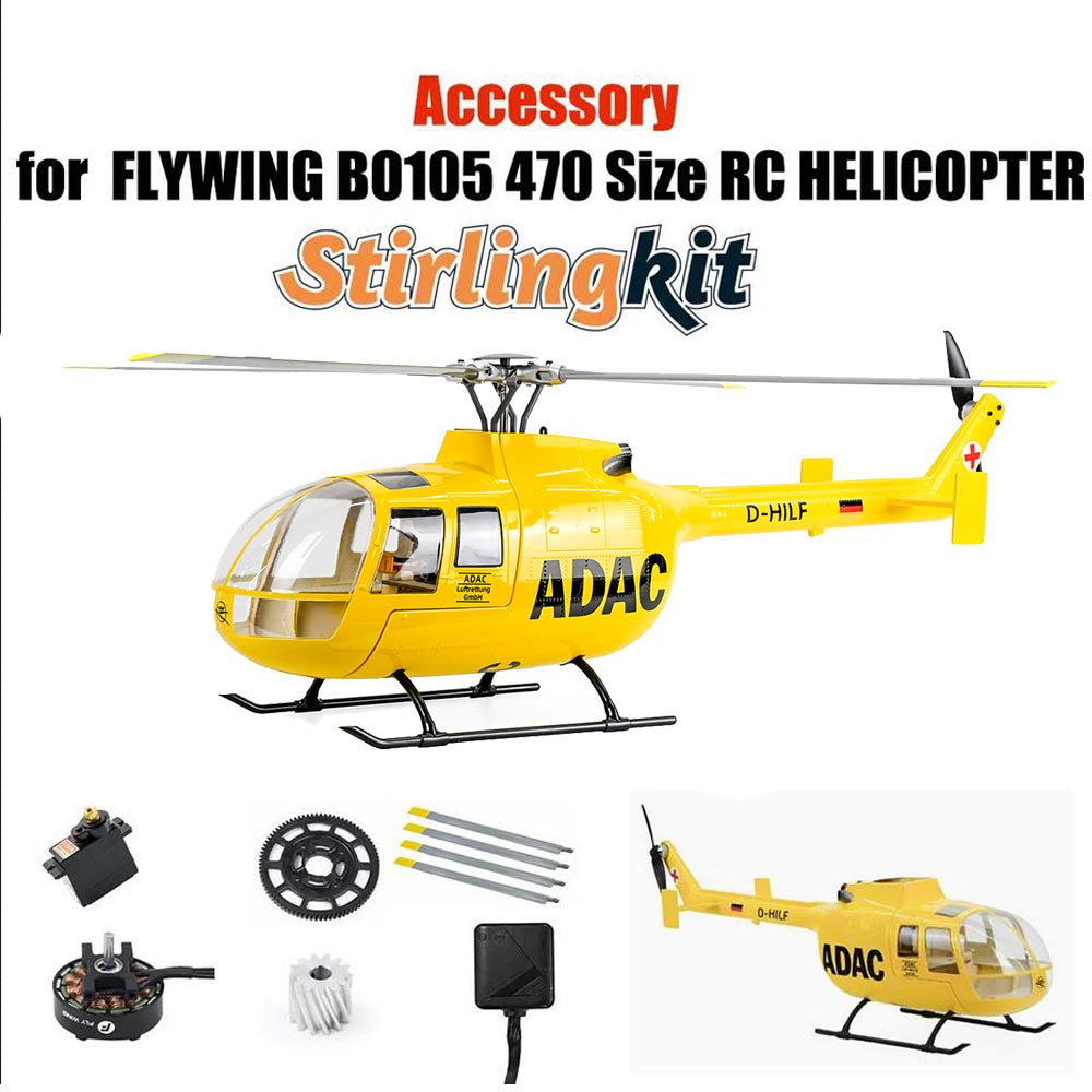 Accessory for Flywing BO-105 GPS RC Helicopter RTF - stirlingkit