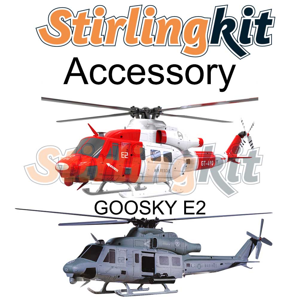 Accessory for GOOSKY E2 1:35 UH-1Y UH-1 RC Helicopter - stirlingkit