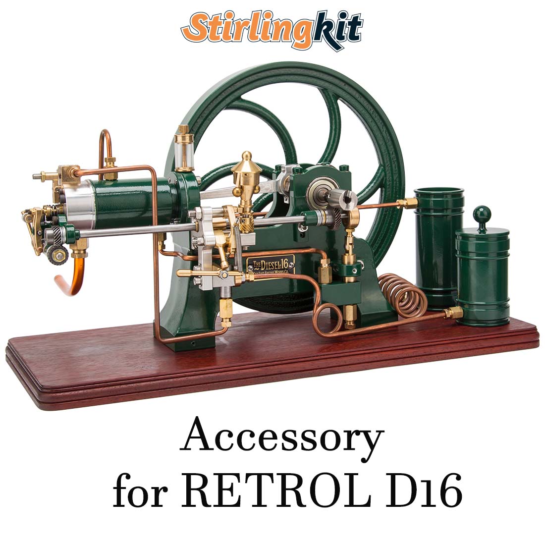 Accessory for RETROL D16 16cc Horizontal 4-Stroke Diesel Stationary Engine - stirlingkit