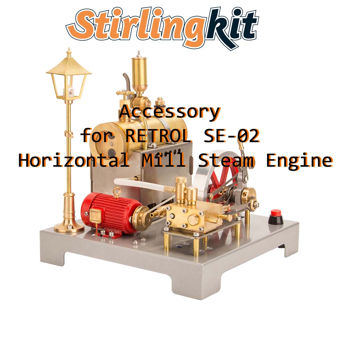 Accessory for RETROL SE-02 Horizontal Mill Steam Engine DIY Model Kits - stirlingkit