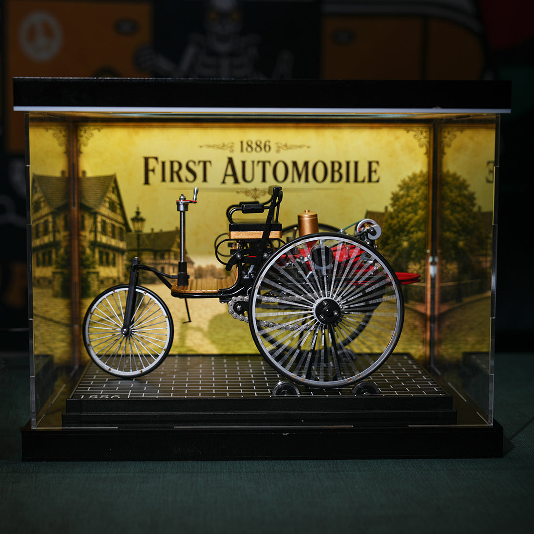 Acrylic LED Display Case for Teching DM229 World First Automobile Kits