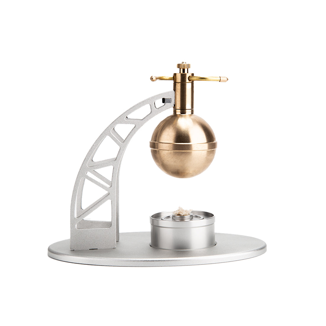 Aeolipile Hero's Steam Engine Bladeless Radial Steam Turbine Model Building Kits - stirlingkit