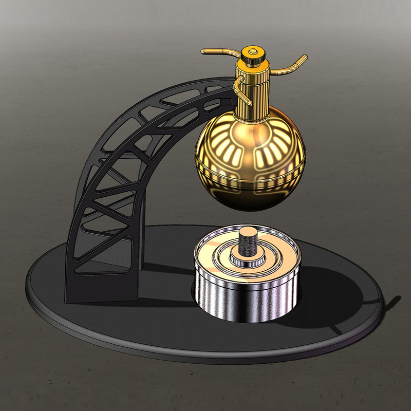 Aeolipile Hero's Steam Engine Bladeless Radial Steam Turbine Model Building Kits - stirlingkit