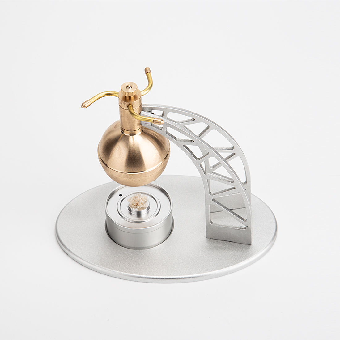 Aeolipile Hero's Steam Engine Bladeless Radial Steam Turbine Model Building Kits - stirlingkit