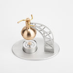 Aeolipile Hero's Steam Engine Bladeless Radial Steam Turbine Model Building Kits - stirlingkit
