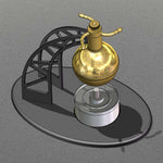 Aeolipile Hero's Steam Engine Bladeless Radial Steam Turbine Model Building Kits - stirlingkit
