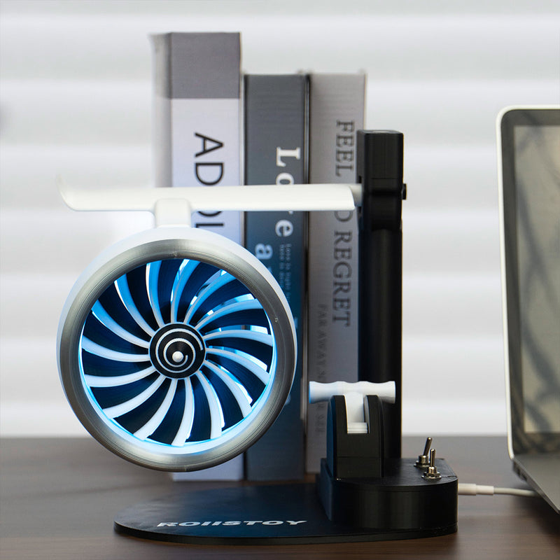 Aircraft Engine Desktop Fan Aviation Gift - stirlingkit
