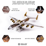 AN-225 MRIYA Aircraft Model Kit Stainless Steel 3D Metal Puzzle for Aviation Lovers