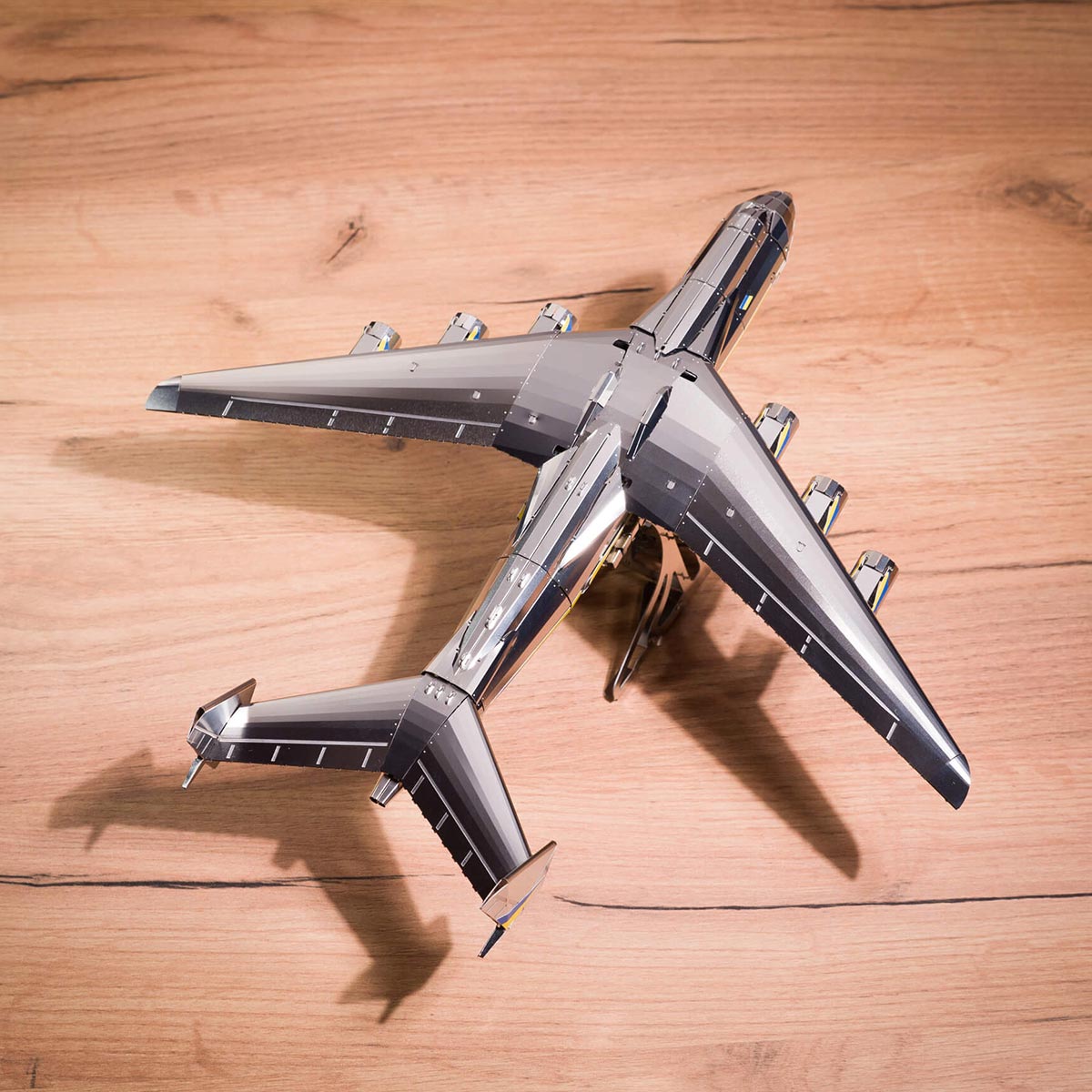AN-225 MRIYA Aircraft Model Kit Stainless Steel 3D Metal Puzzle for Aviation Lovers - stirlingkit