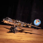 AN-225 MRIYA Aircraft Model Kit Stainless Steel 3D Metal Puzzle for Aviation Lovers