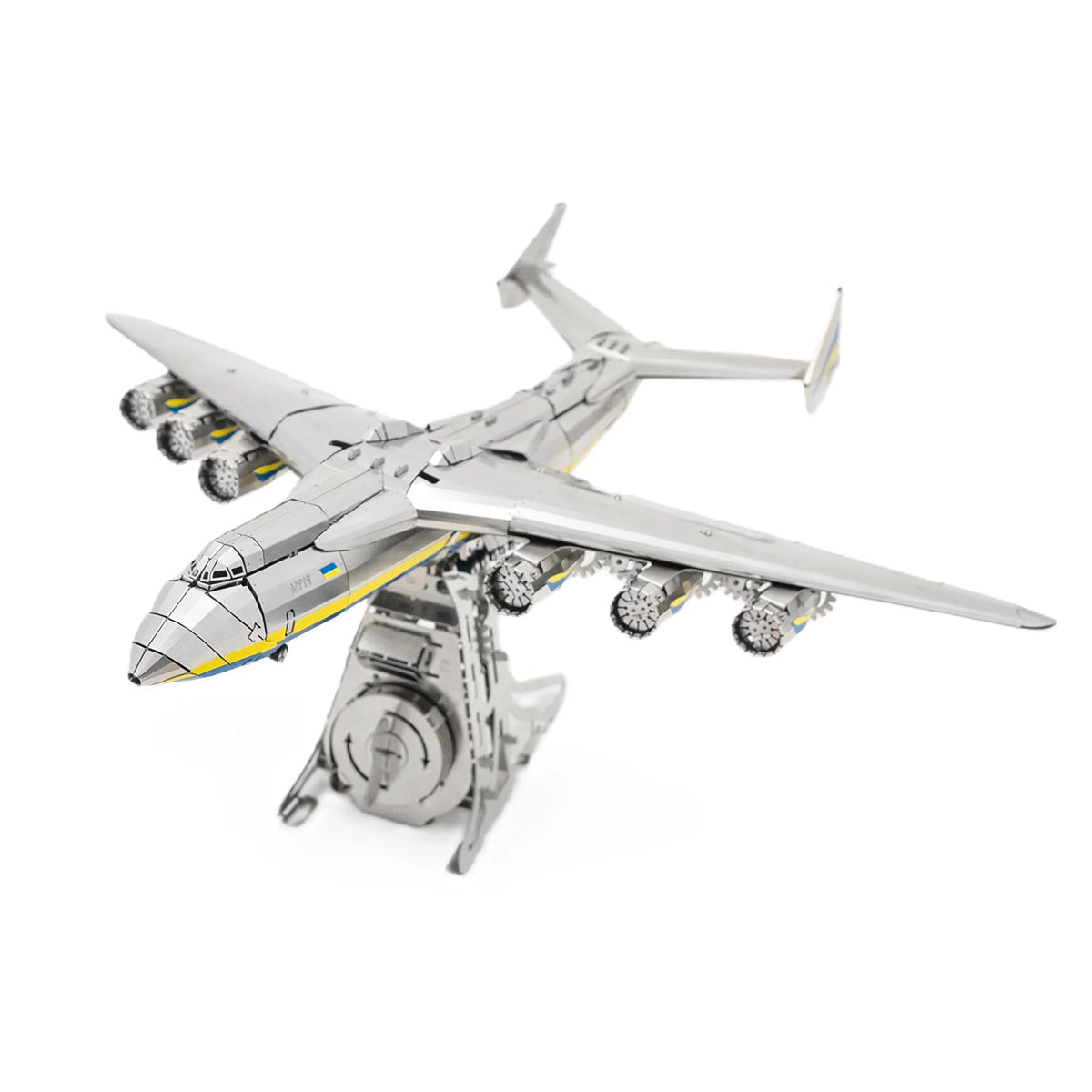 AN-225 MRIYA Aircraft Model Kit Stainless Steel 3D Metal Puzzle for Aviation Lovers - stirlingkit