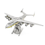 AN-225 MRIYA Aircraft Model Kit Stainless Steel 3D Metal Puzzle for Aviation Lovers