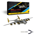 AN-225 MRIYA Aircraft Model Kit Stainless Steel 3D Metal Puzzle for Aviation Lovers