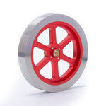 Anodized Polished Flywheel Replacement Part for ENJOMOR Hit and Miss Engine Models - stirlingkit