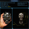 Assembly Skeleton Skull Cranium 3D DIY Metal Model Kits 200+PCS - stirlingkit