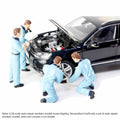 Auto Repair Worker Automobile Mechanic Action Figure Complete Set 1/18 Scale - stirlingkit