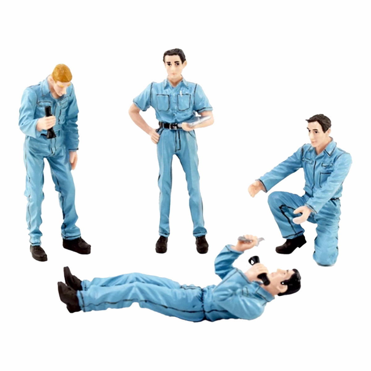 Auto Repair Worker Automobile Mechanic Action Figure Complete Set 1/18 Scale - stirlingkit